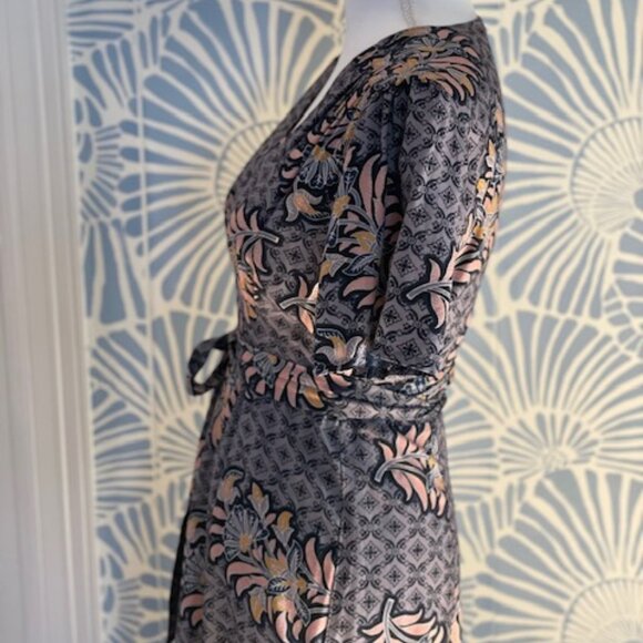 Anthropologie The Odells Zinaida Maxi Wrap Dress Size Small - Picture 7 of 9